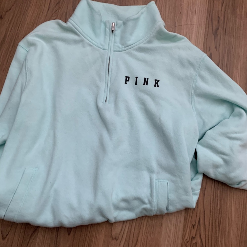 PINK mint green pullover Size medium